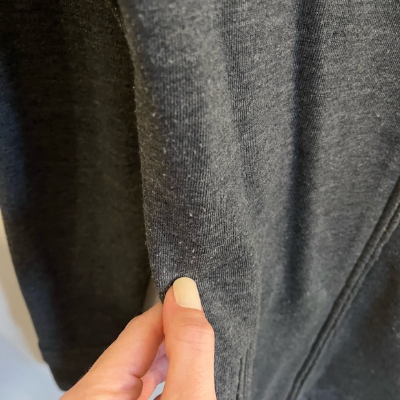 Womens Bench. Active Jacket in Heather Grey with Neck Foldover, Size Small - Picture 5 of 6